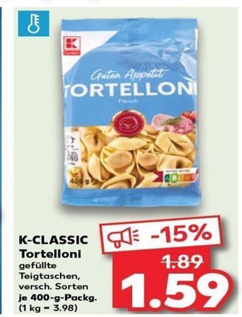 K CLASSIC Tortelloni Tilbud Hos Kaufland