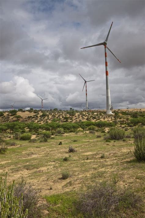 Wind power plants stock image. Image of ecology, indian - 22707747