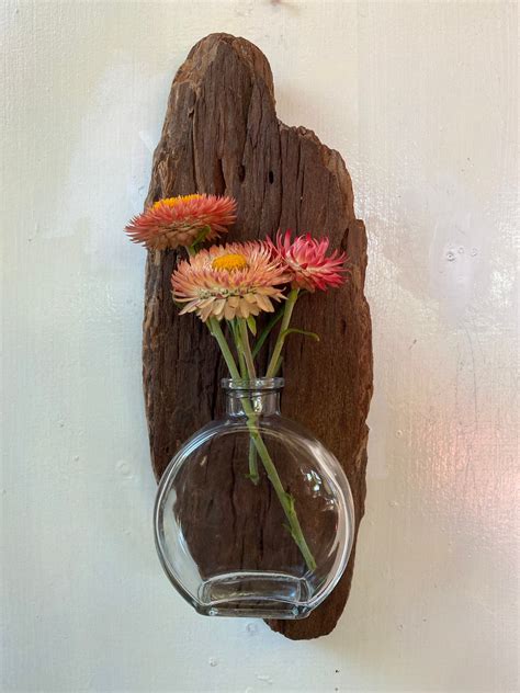 Driftwood Reclaimed Wood Vase Rustic Home Decor Beach Home Etsy