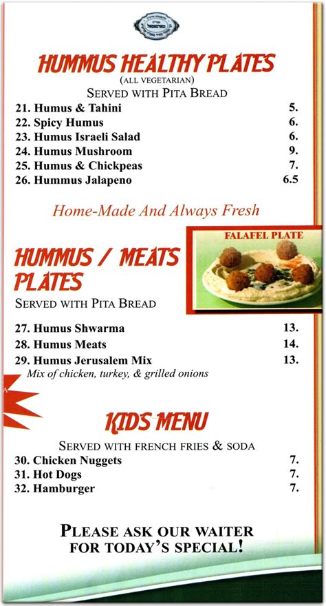 Delicious Shwarma Restaurant In Staten Island Official Menus And Photos