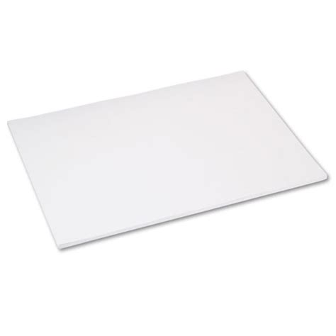 Construction Paper, 76 lbs., 18 x 24, White, 50 Sheets/Pack ...