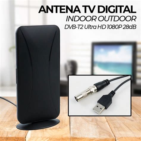 Jual Antena Tv Digital Indoor Outdoor Dvb T Ultra Hd P Db Gr