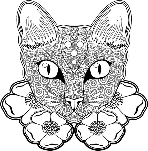 Coloriage Mandala Chat Nouveau Collection Pingl Par Magali Caron Sur