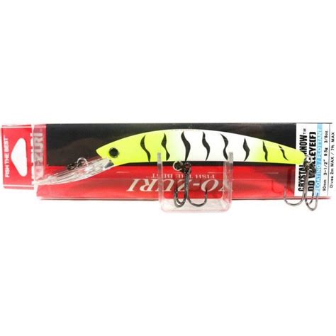 YO ZURI CRYSTAL MINNOW DEEP DIVER WALLEYE 90F R1205 CLT R1205 CLT