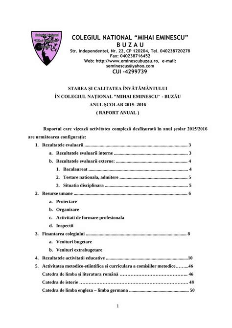 Pdf Starea I Calitatea Nv T M Ntului N Colegiul Clasa A Xii A