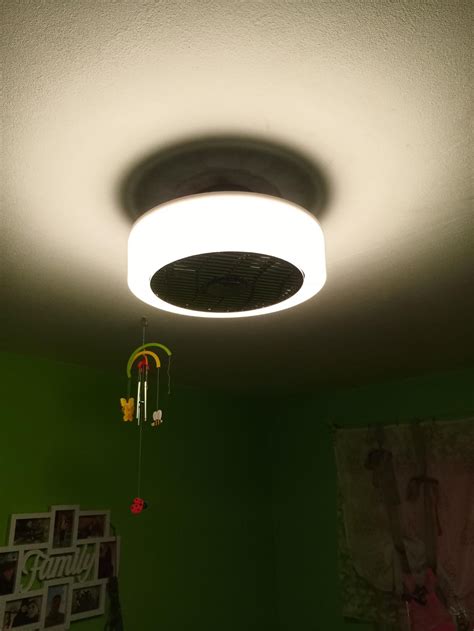 Milagro Plafon Led Mistral 45W Z Wentylatorem Styl Nowoczesny Klosz