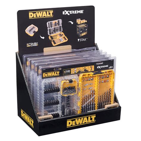 Dewalt Bit Und Bohrer Set Extreme Tlg In Tough Case Dt Qz