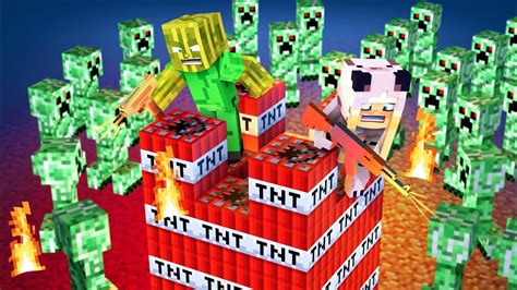 Creeper Vs Tnt Base Minecraft Deutsch Hd Youtube