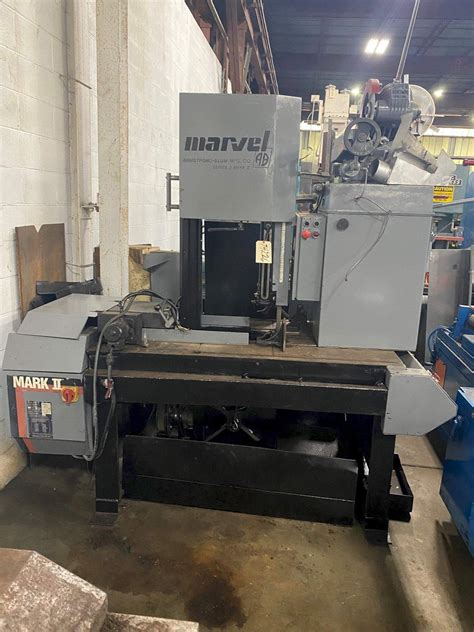 18 X 22 MARVEL MARK II VERTICAL BANDSAW Blumberg Machinery Co