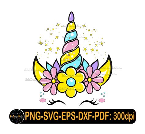 Unicornio Svg Cara De Unicornio Svg Unicornio Lindo Svg Png Etsy México