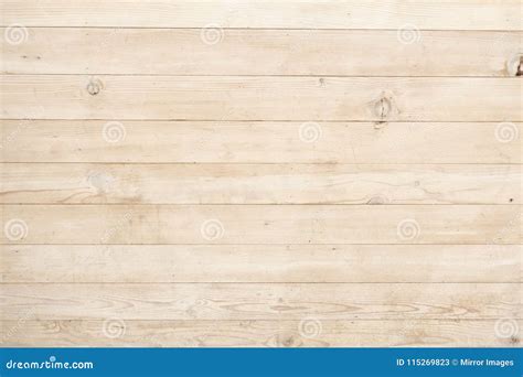 Light Tan Horizantal Wood Planks Wall Floor Wood Grain Stock Image