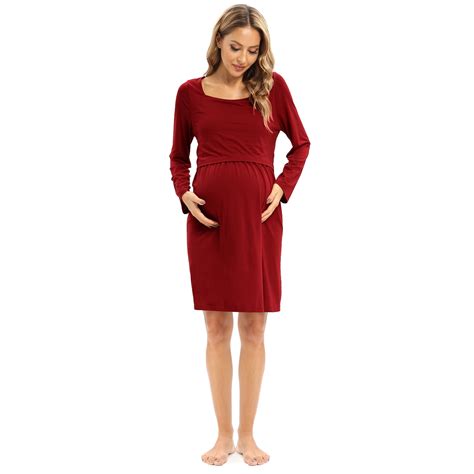 Valcatch Nursing Gown In Delivery Labor Nursing Nightgown Women