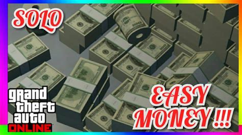 SOLO GTA 5 Money Glitch GTA 5 Solo Money Glitch GTA 5 Online