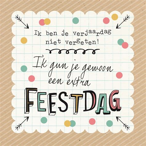 Verjaardag Vergeten Extra Feestdag Hallmark Late Verjaardag