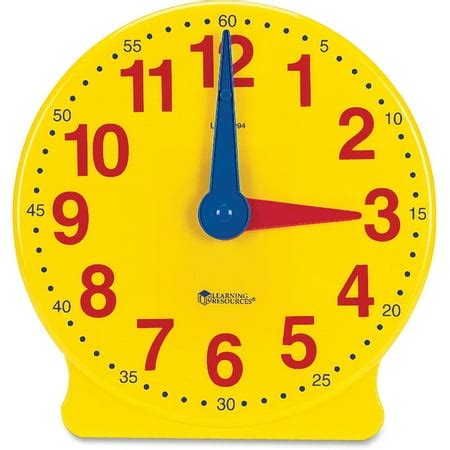 Learning Resources, LRN2094, Big Time Demonstration Clock, 1 Each, Multi - Walmart.com