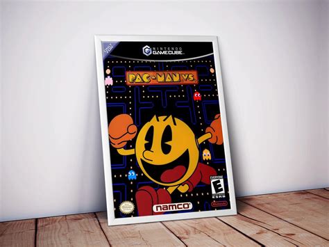 Pac Man Poster Pac Man Print Gaming Poster Video Game Etsy