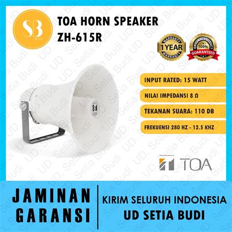 Jual Toa Horn Speaker Zh R Zh R Watt Shopee Indonesia