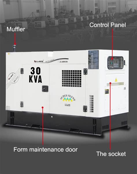 Hiearns 8kw 10kw 12kw 16kw 20kw 24kw 30kw 25kva 30kva Diesel Generator