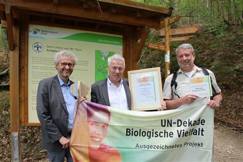 Un Dekade Biologische Vielfalt Auszeichnung F R Den Sch Pfungspfad