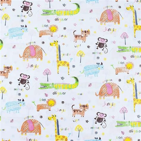 Giraffe Fabric 100 Cotton Fabric By The Yard Quilt Fabric Etsy