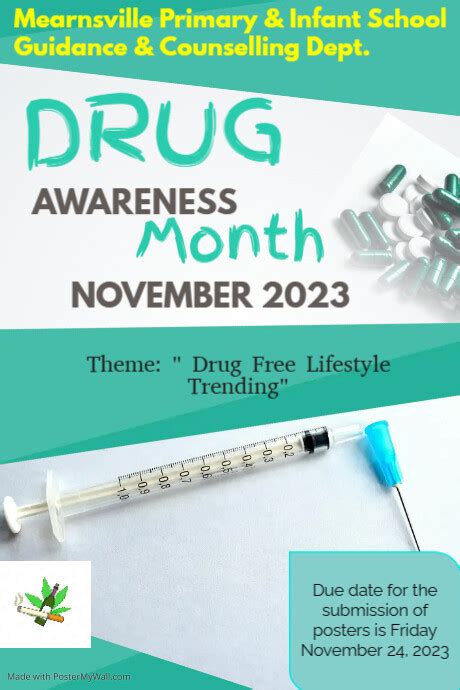 Drug Awareness Poster Template Postermywall