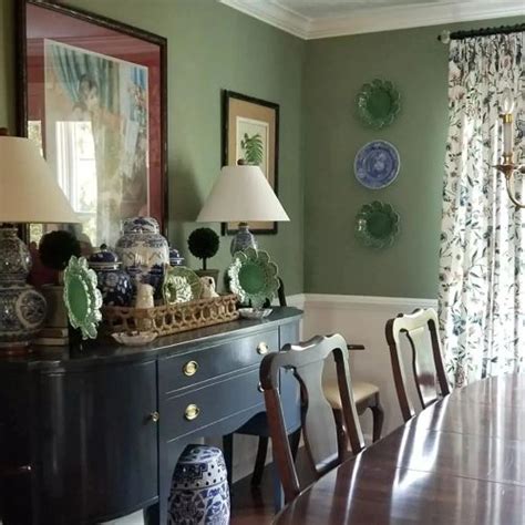 Farrow And Ball Card Room Green Vs Benjamin Moore Kennebunkport Green