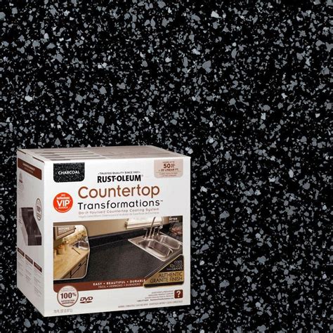 Rust-Oleum Transformations 70 oz. Charcoal Large Countertop Kit-258285 ...