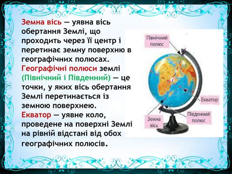 «Визначаю полюси і півкулі Землі»