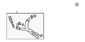 Cadillac Srx Air Conditioning Condensor And Evaporator Hose