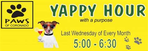 Paws Yappy Hour Coronado Times