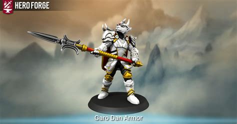 Garo Dan Armor Made With Hero Forge