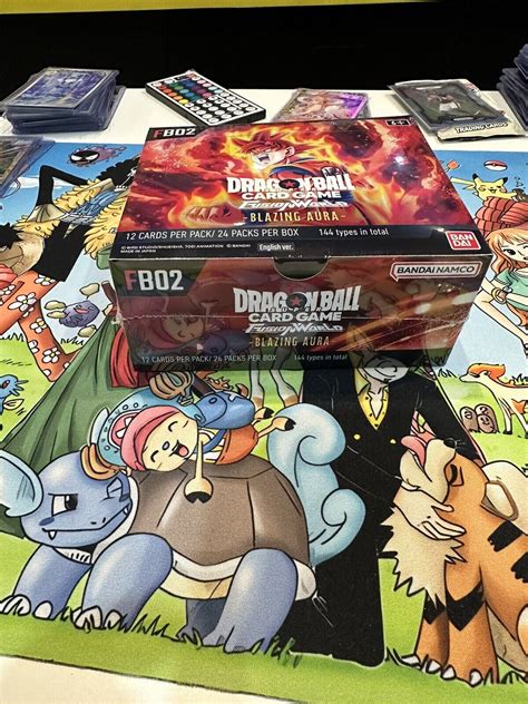 Dragon Ball Z Fusion World Blazing Aura Booster Box Fb Factory Sealed