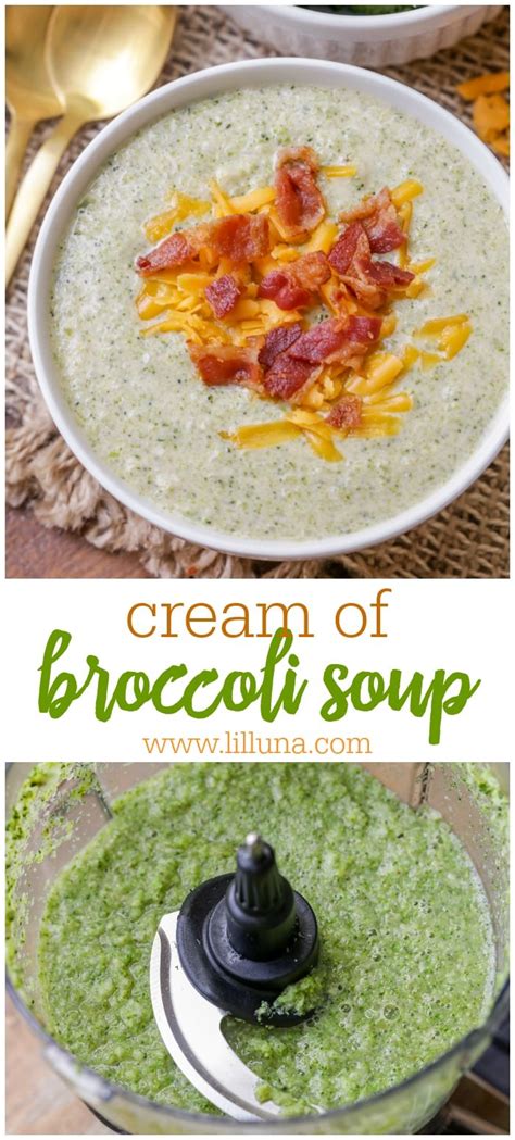 Cream Of Broccoli Soup Recipe Lil Luna