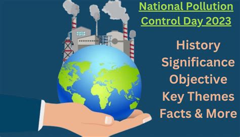 National Pollution Control Day History Significance Key Themes