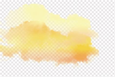 Close-up of white and yellow clouds, Sunlight Sky Yellow, Color Cloud ...