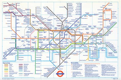 LONDON UNDERGROUND Tube Map Jubilee Line U C Pudding Mill Lane