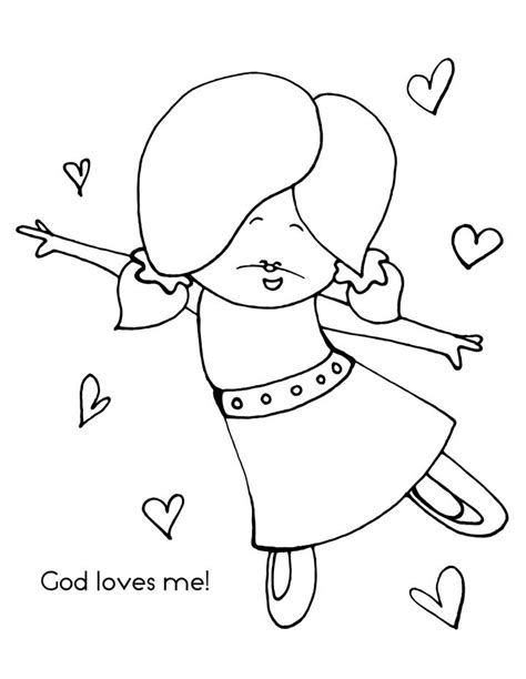 Jesus Loves Me Coloring Pages Coloring Home