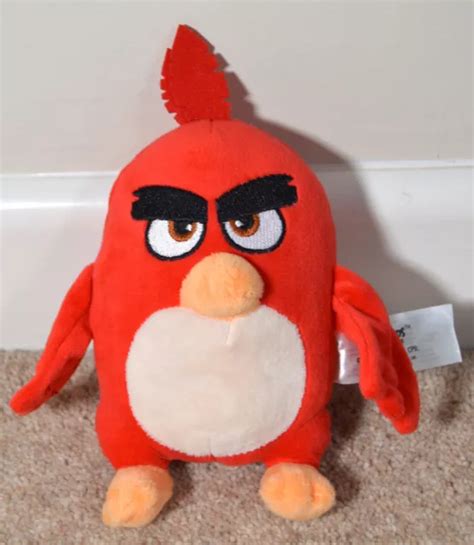 THE ANGRY BIRDS 2 Movie Red Bird 2019 Rovio Soft Plush Toy 10 00