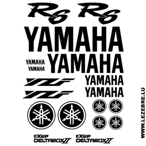 Yamaha Yzf R6 Decals Set