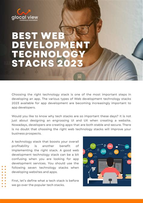 Ppt Best Web Development Technology Stacks 2023 Powerpoint