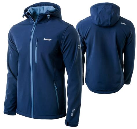 Kurtka M Ska Softshell Hi Tec Caen Wodoodporna Rozpinana Niebieska Xxl