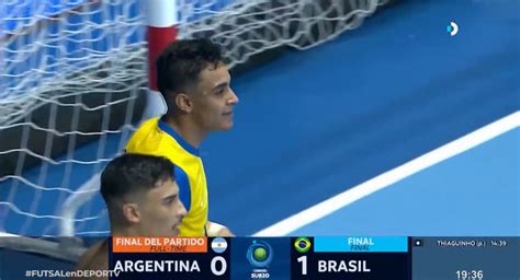 Argentina Vs Brasil Futsal En Vivo Final Sudamericano De Futsal Sub