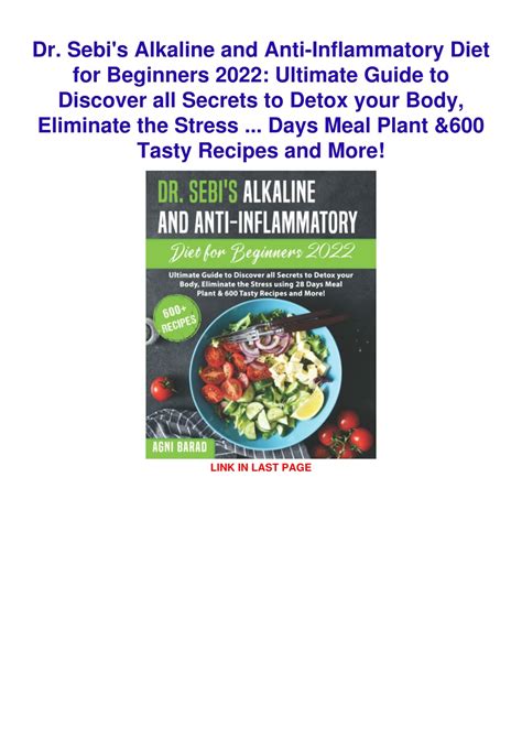 Ppt [read Download] Dr Sebis Alkaline And Anti Inflammatory Diet