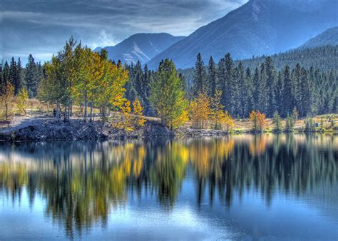 Fonds D Ecran Canada For Ts Montagnes Lac Automne Photographie De