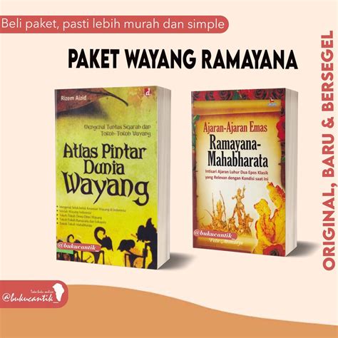 Jual Paket Buku Atlas Pintar Dunia Wayang Ajaran Ajaran Emas Ramayana