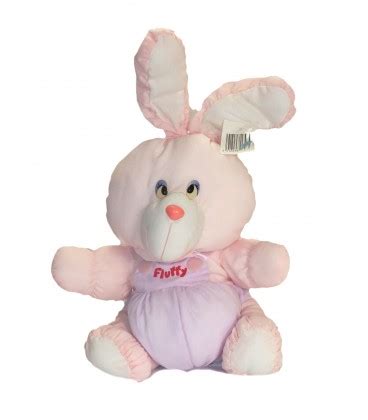 Peluche Lapin Bikin Puffalump Toile De Parachute Salopette Fluffy