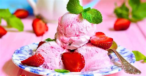 Helado De Frutilla En Licuadora Receta Para Hacer El Fin De Semana