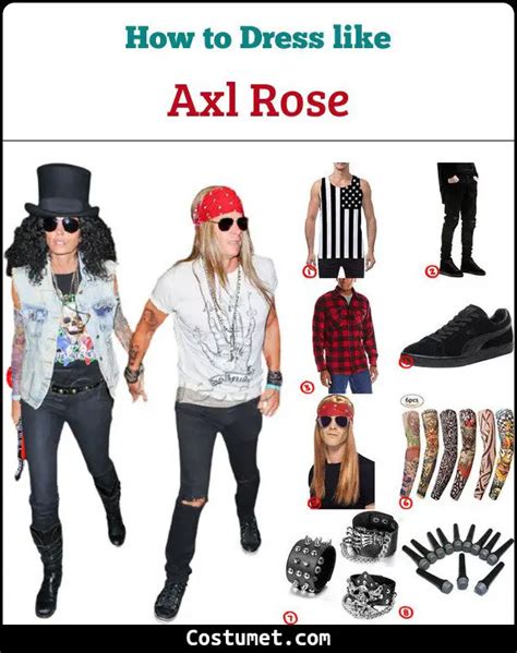 Axl Rose Guns N Roses Costume For Halloween