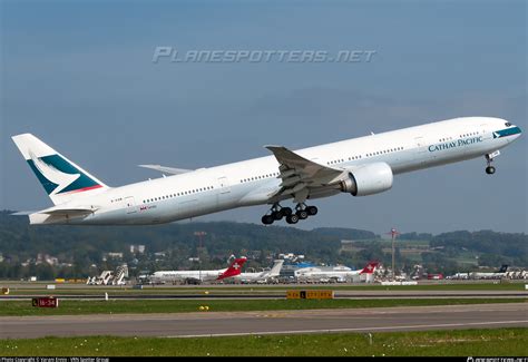 B KQW Cathay Pacific Boeing 777 367ER Photo By Varani Ennio VRN