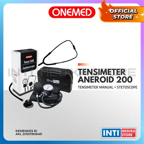 Jual Onemed Tensimeter In Aneroid Stetoscope Set Tensi